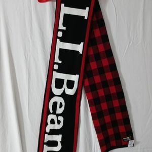 L. L. Bean Winter Scarf Reversible 65"x 8" Great Condition